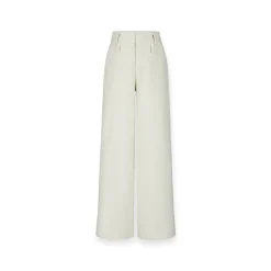 NotAwear Woolen Oversized Straight-Leg Pants White