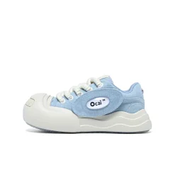 Ocai Detachable Logo Smile Sneaker Blue