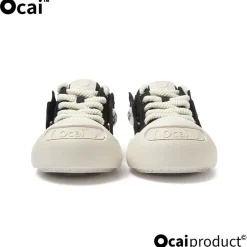 Ocai Detachable Logo Smile Sneaker Black