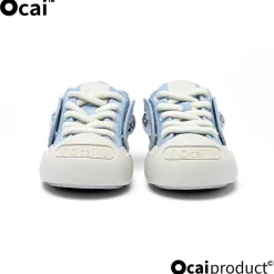 Ocai Detachable Logo Smile Sneaker Blue