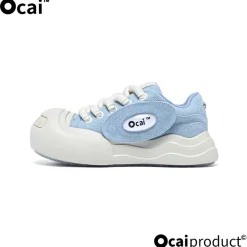 Ocai Detachable Logo Smile Sneaker Blue