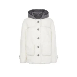 Rocha Roma Fake-2-Piece Detachable Down Jacket White