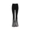 Rocha Roma Gradient Flare Jeans Black