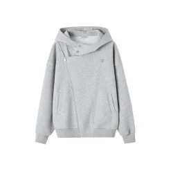 SomeSowe Air Layered Casual Locomotive Jacket Gray