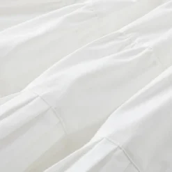 SomeSowe Ballet Pleated A-Line Puffy Skirt White