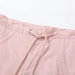 SomeSowe Bow Drawstring Cargo Pants Pink