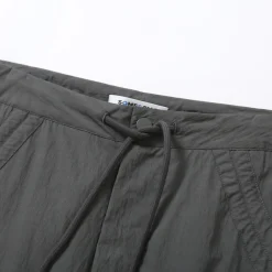 SomeSowe Bow Drawstring Cargo Pants Gray