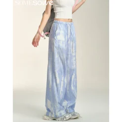 SomeSowe Cloud Striped Drawstring Pants