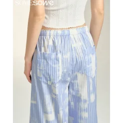 SomeSowe Cloud Striped Drawstring Pants
