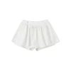 SomeSowe 3D A-Line Puffy Skirt Shorts White