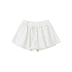 SomeSowe 3D A-Line Puffy Skirt Shorts White
