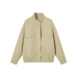 SomeSowe 3D Bow Casual Jacket Khaki