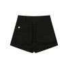 SomeSowe 3D Pocket Cargo Skirt Shorts Black