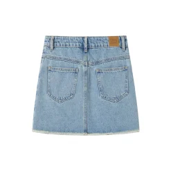 SomeSowe Destroyed Denim Skirt Blue