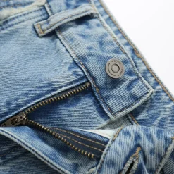 SomeSowe Destroyed Denim Skirt Blue