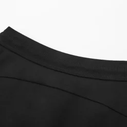 SomeSowe Elastic-Waist Drawstring Casual Skirt Black