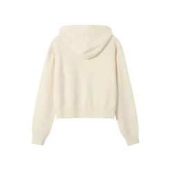 SomeSowe Hooded Knit Zipper Jacket