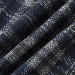 SomeSowe Lace Edge Plaid Casual Pants Black