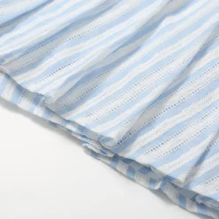SomeSowe Lace Striped Pleated Skirt Shorts