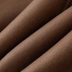 SomeSowe Lapel Leather Integrated Furry Short Jacket Brown
