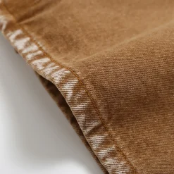SomeSowe Logo Embroidery Washed Jacket Khaki