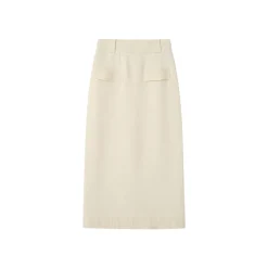 SomeSowe Split Cutting Knit long Skirt