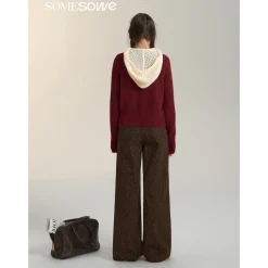 SomeSowe Vintage Leopard Straight Leg Jeans