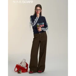SomeSowe Vintage Leopard Straight Leg Jeans