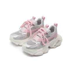 SugarSu Butterfly Bubble Sole Clunky Sneaker Sliver