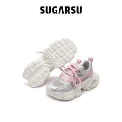 SugarSu Butterfly Bubble Sole Clunky Sneaker Sliver