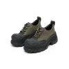 SugarSu Rubber Sole Heel Mary Jane Olive Green