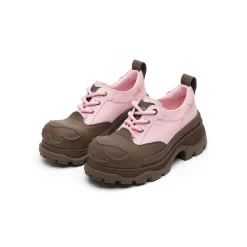 SugarSu Rubber Sole Heel Mary Jane Pink