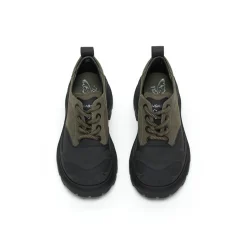 SugarSu Rubber Sole Heel Mary Jane Olive Green