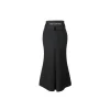Three Quarters Band Turn Over Fish Tail Skirt Black