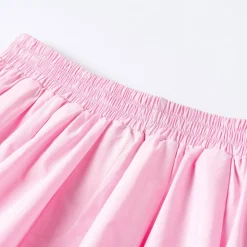 Three Quarters Logo Embroidery Shorts Pink