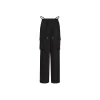 Three Quarters Pockets Cargo Pants Black