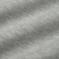 Three Quarters Stretch Loose Fleece-Lined Sweatpants Gray