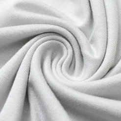 Three Quarters Wrinkled Split Cutting Dress Grey