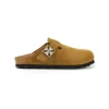 Trapar Waves Suede Casual Slip On Birkenstock Brown