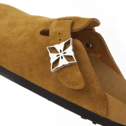 Trapar Waves Suede Casual Slip On Birkenstock Brown