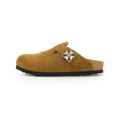 Trapar Waves Suede Casual Slip On Birkenstock Brown