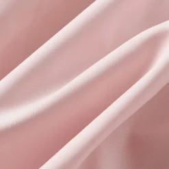 Via Pitti Bow Drawstring Fur Collar Down Jacket Light Pink