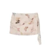 Via Pitti Butterfly Printed Ribbon Skirt