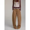 Via Pitti Casual Loose Machete Pants Khaki