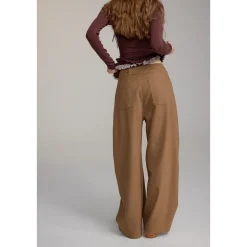 Via Pitti Casual Loose Machete Pants Khaki