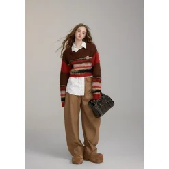 Via Pitti Casual Loose Machete Pants Khaki