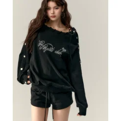 Via Pitti Elastic-Waist Drawstring Shorts Black