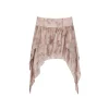 Via Pitti Irregular Render Skirt Brown