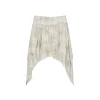 Via Pitti Irregular Render Skirt Gray