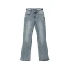 Via Pitti Lace Patchwork Flare Jeans